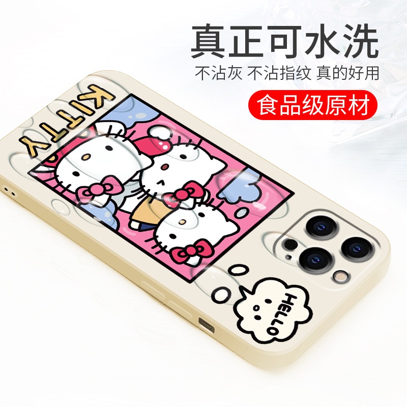 Ốp Điện Thoại Tpu Dẻo Họa Tiết HELLO KITTY Cho iPhone 11 12 13 pro max XS X XR XSMax 7 8 6 6s plus SE 2020