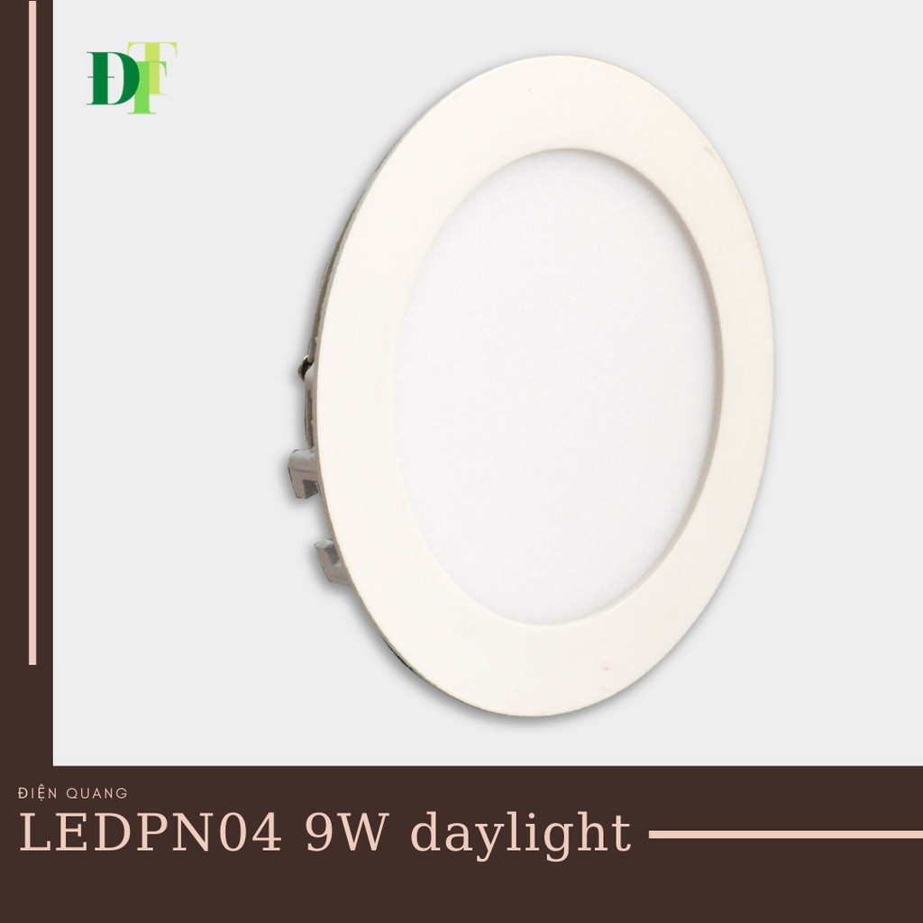 Bộ đèn LED Panel tròn Điện Quang ĐQ LEDPN04 09765 146 (9W daylight/warmwhite F146)