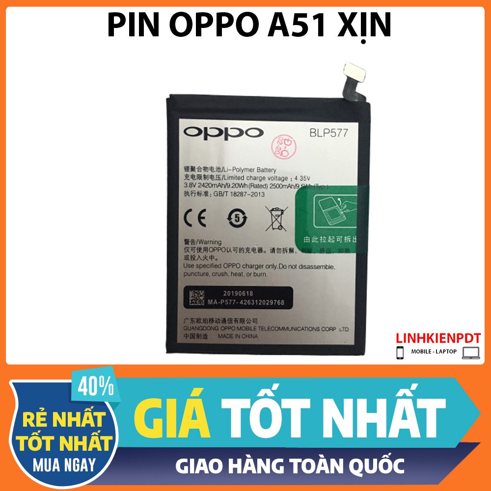 Pin Oppo Mirror 5 A51 BLP577