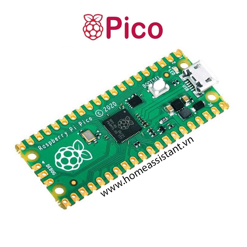 Bo Mạch Vi Điều Khiển Nhúng Raspberry Pi Pico RP2040