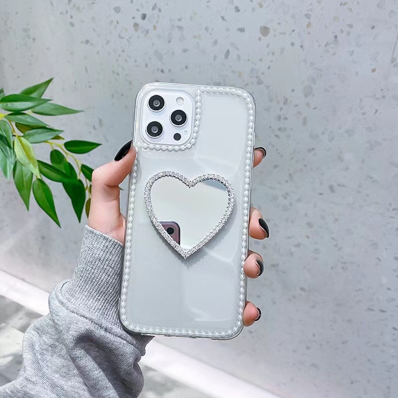 Fashion Case Transparent For iPhone 6 6s Plus Casing Silicone Apple 7P 8P Soft Cover Simple iPhone 5 5s se 2020 Mirror