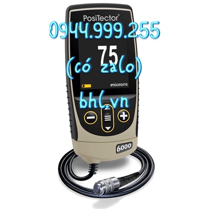 FT3: Máy đo độ dày lớp phủ DeFelsko PosiTector 6000 FT3 (0 – 6 mm, từ tính, vẽ đồ thị)