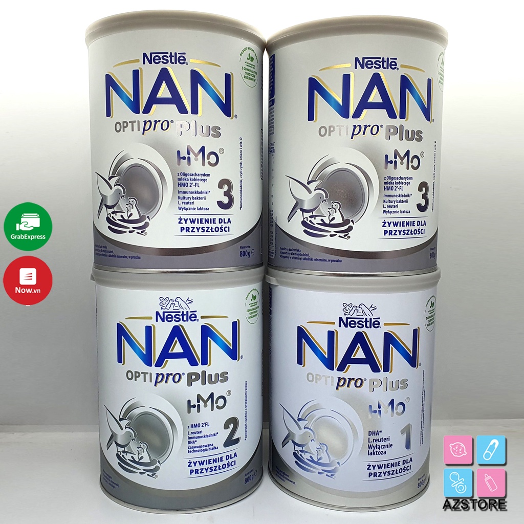 Sữa Nan Optipro Plus HMO - Sữa Nan Nestle Châu Âu 800gr