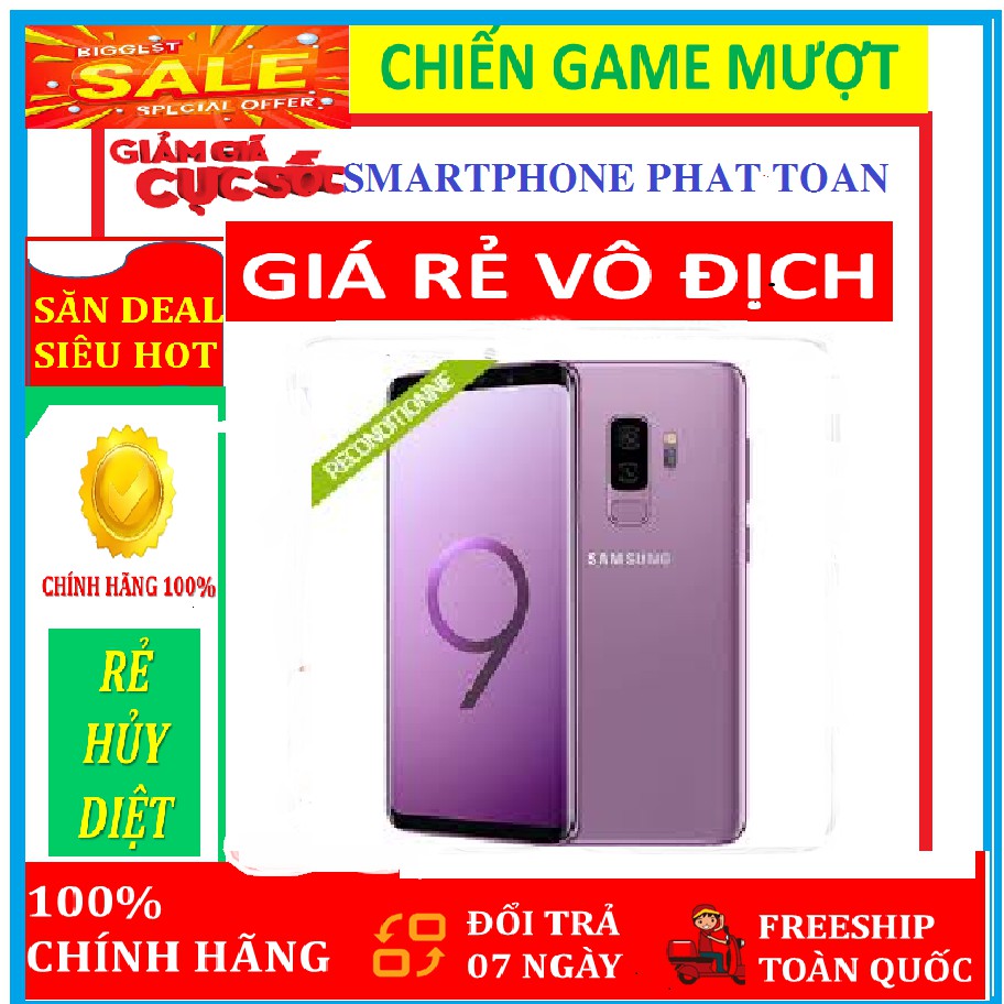 [RẺ VÔ ĐỊCH] điện thoại Samsung Galaxy S9 ram 4G bộ nhớ 64G mới Fullbox - Chơi Game nặng mượt