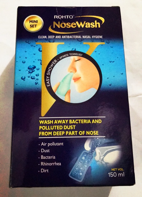 Dung dịch vệ sinh mũi NoseWash 150ml (bình thay thế,hộp không bao gồm bình vệ sinh Easy Shower) nose wash