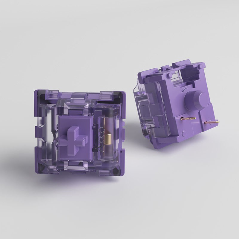 Bộ Switch bàn phím cơ Akko CS Switch - Lavender Purple (45 switch)