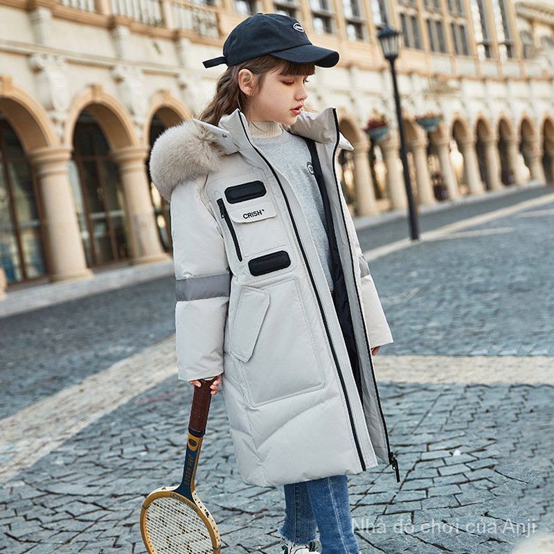 Children Girls Long Coat Winter Male Children Long Coat