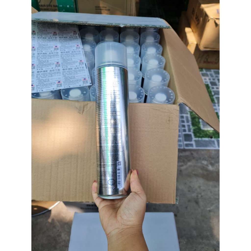 CHUẨN LOẠI 1 Gôm xịt tóc Butterfly Shadow 600ML chính hãng  -