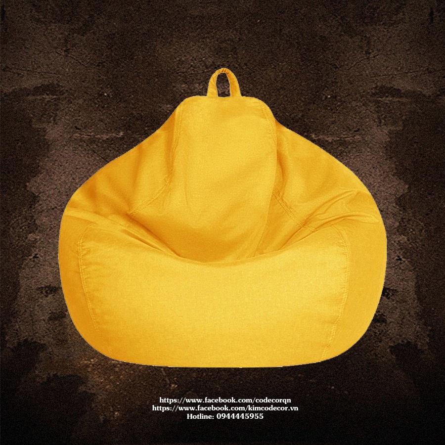 Ghế bố lười hạt xốp 100x120cm(đã kèm xốp)