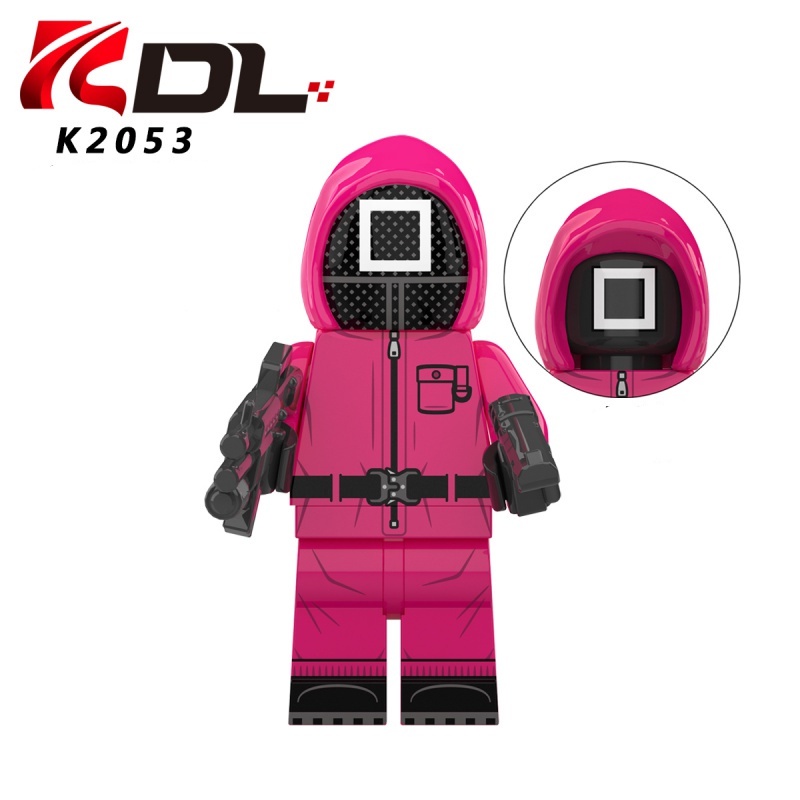 Đồ chơi lắp ráp trẻ em, trò chơi xếp khối hình con mực Squid game lego city lego minifigures
