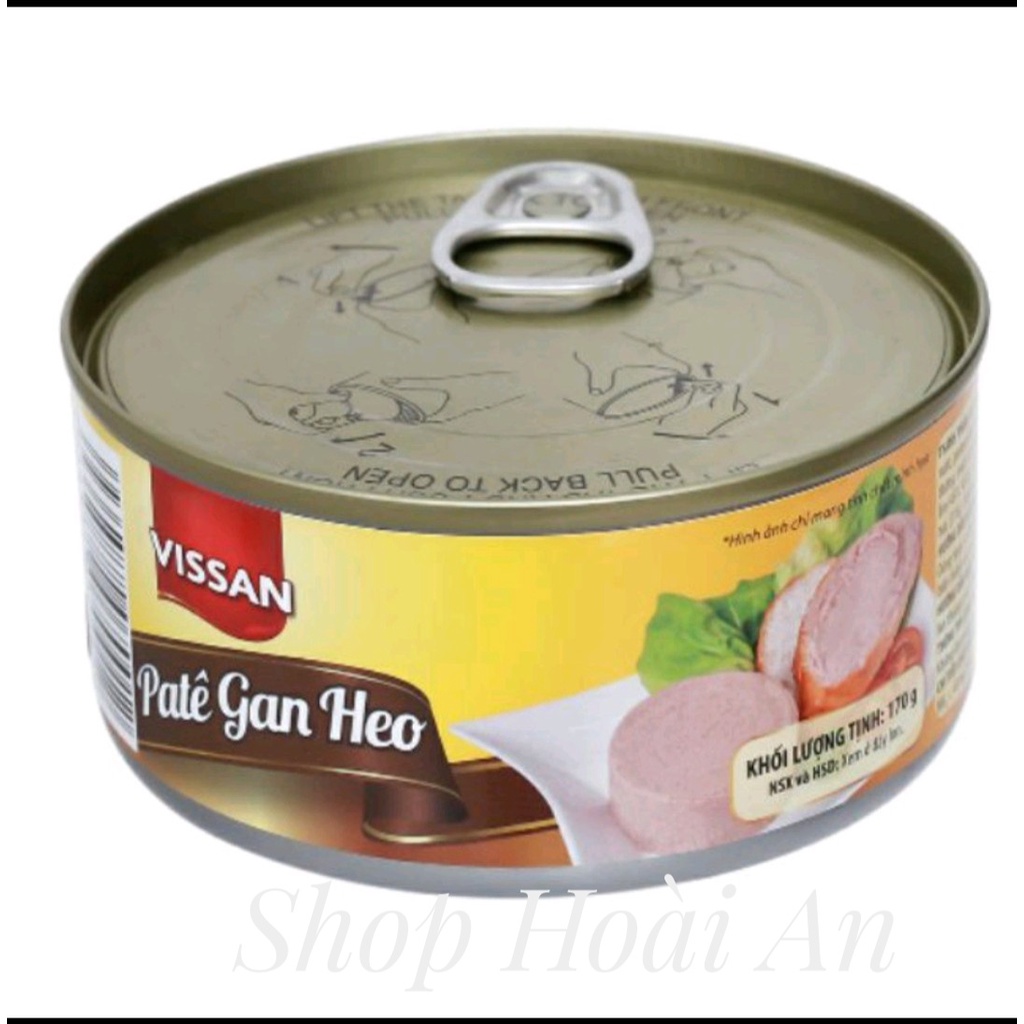 Pate Gan Heo Visan Hộp 170g (date Mới)