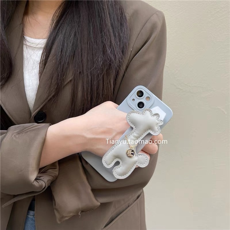 Ốp lưng Iphone có quai đeo cổ tay Giraffe dành cho Iphone 7/7plus/8/8plus/x/xr/xs/11/12/13/pro/promax