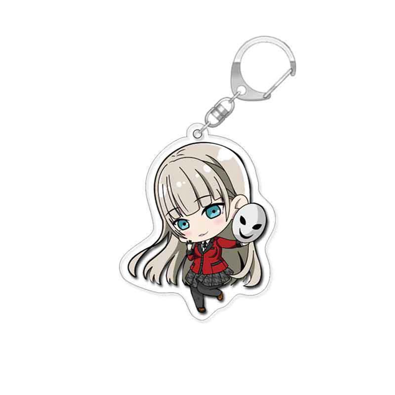Móc Chìa Khóa 6cm Bằng Acrylic In Họa Tiết Hoạt Hình Kakegurui Jabami Yumeko Saotome Dễ Thương