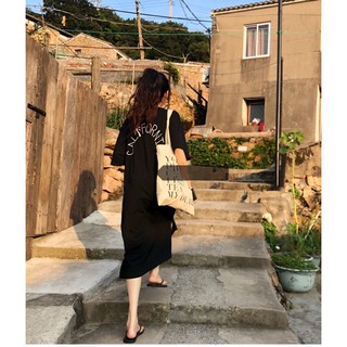 [ ORDER ] Đầm suông dài ulzzang