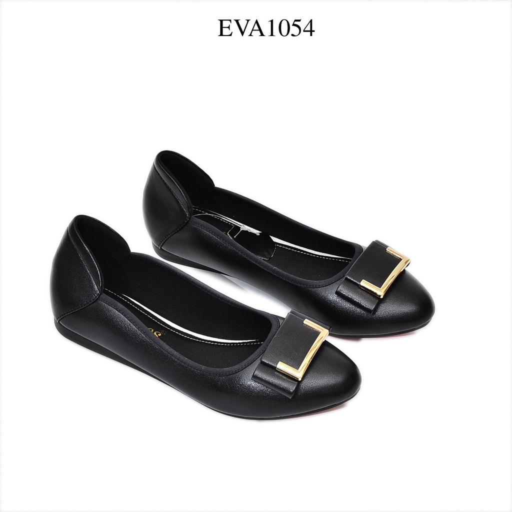 Giày Búp Bê Mũi Tròn Phối Nơ Evashoes - EVA1054