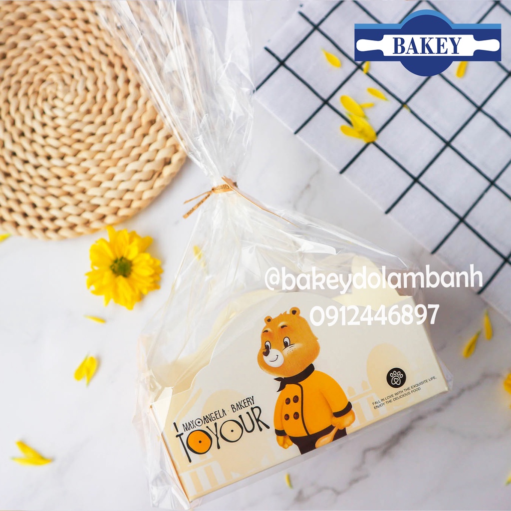 10 chiếc túi bánh cookie gấu vàng