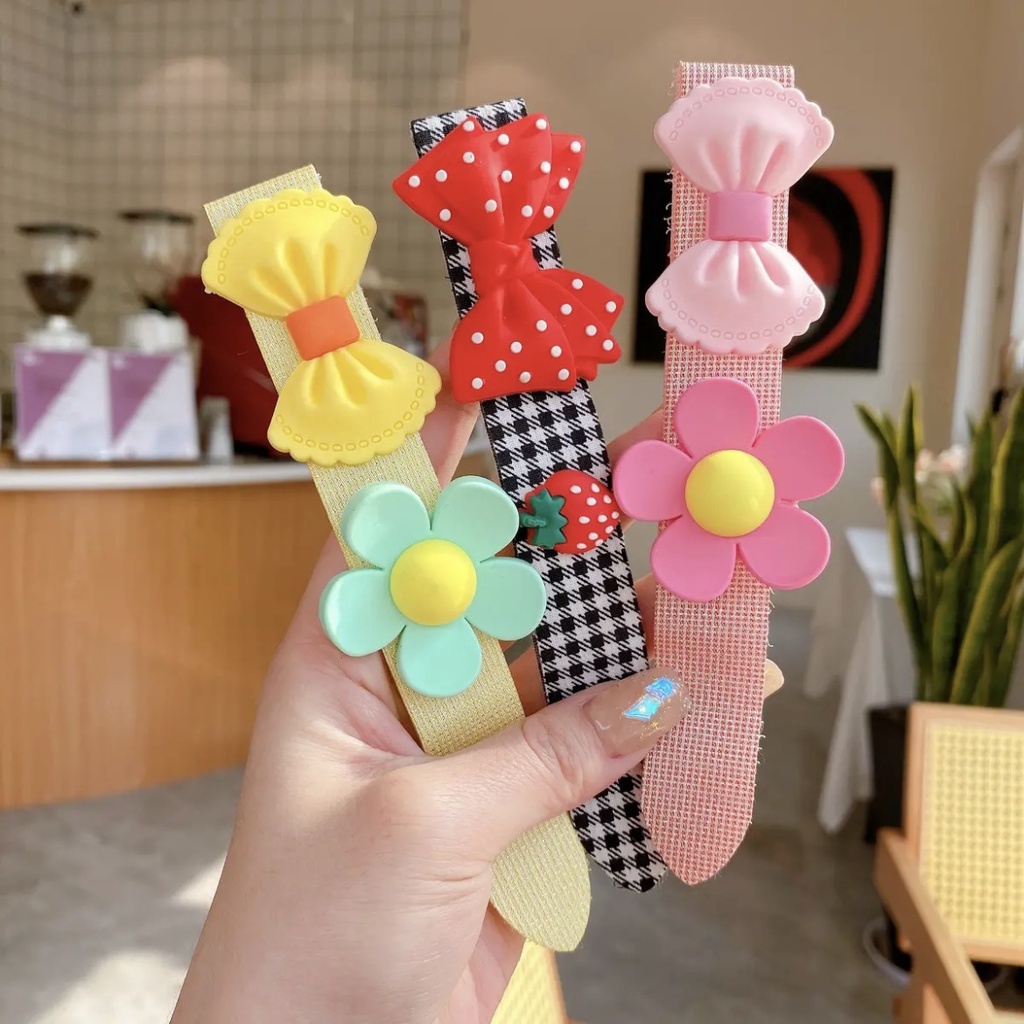 Dây Buộc Tóc Dán Sau Lưng Cho Bé Gái