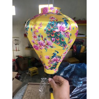 Đèn Lồng Vải Phi 3d Hội An Nan Tre 45cm