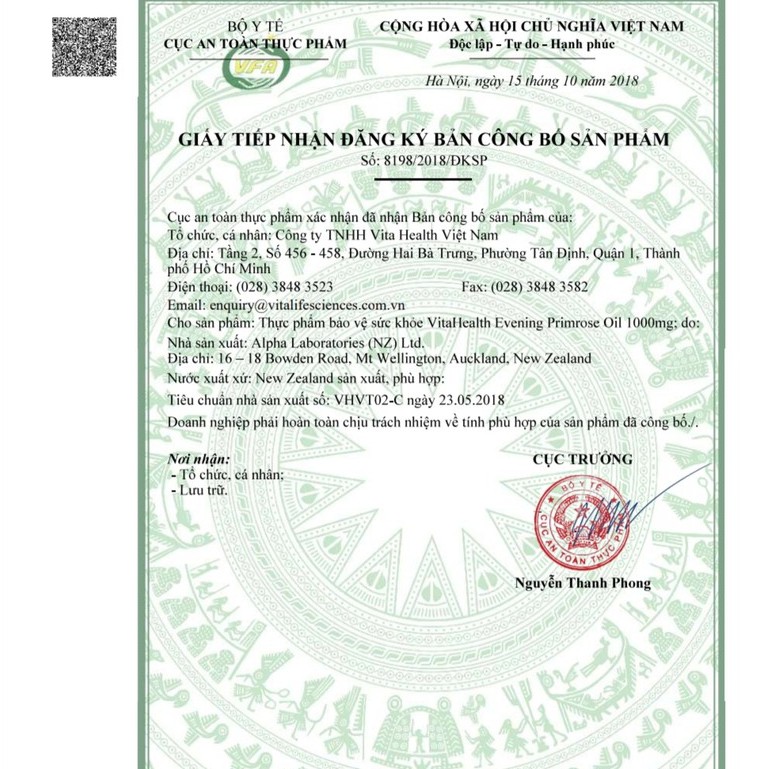 Viên Uống Đẹp Da Tinh Dầu Hoa Anh Thảo Vitahealth Evening Primrose Oil 1000mg Hộp 60 Viên | BigBuy360 - bigbuy360.vn