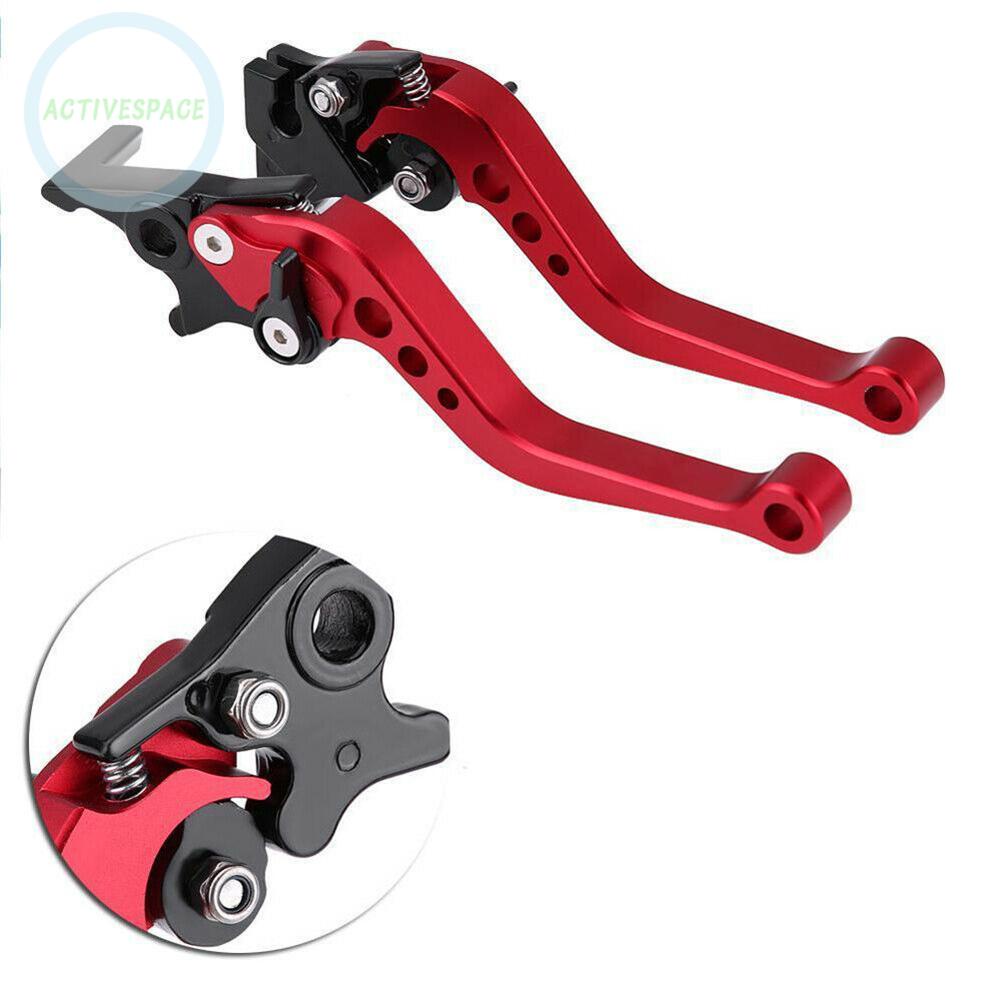 Brake Clutch Lever 1 Pair Aluminum Alloy Silver/Blue/Red/Gold Universal
