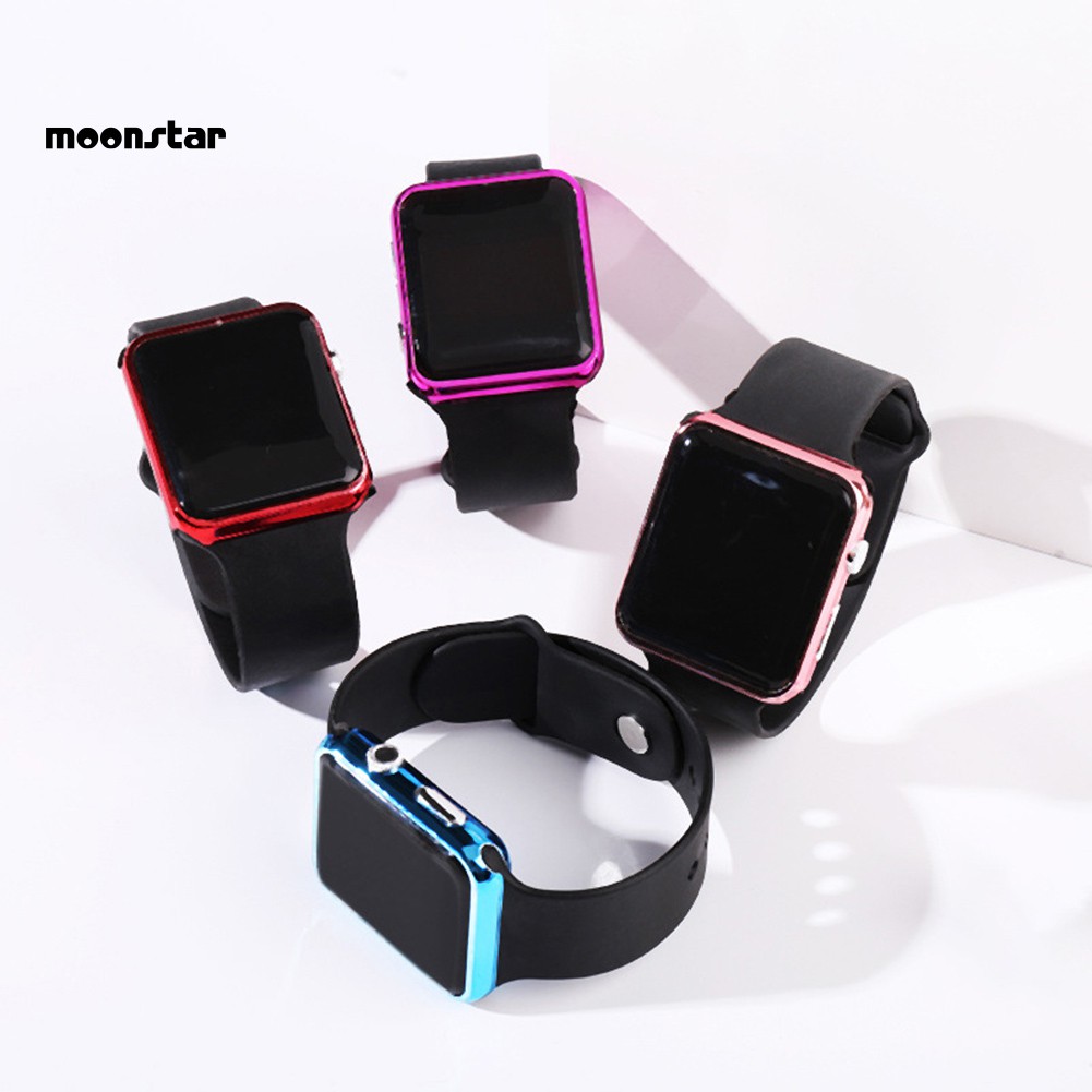 Đồng Hồ Điện Tử Mặt Vuông Cho Nam Và Nữ