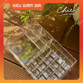 Khay son mica cao cấp 16 ngăn