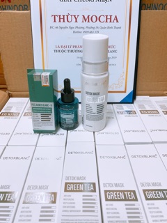 MẪU MỚI COMBO TRỊ MỤN VÀ THẢI ĐỘC DA DETOX BLANC