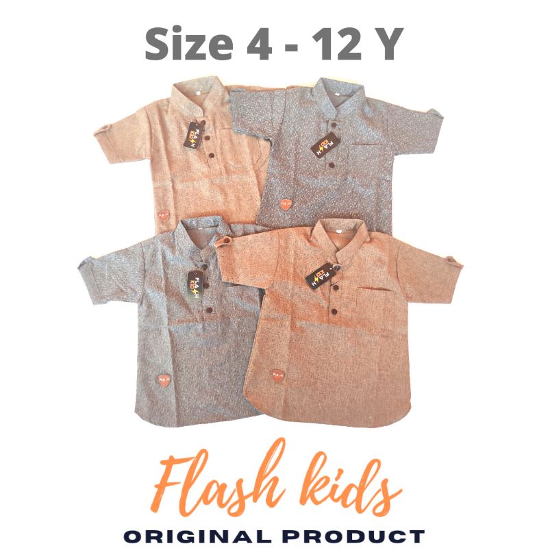 Áo Sơ Mi Bé Trai Flashkids koko 4_12 (2_10 Tuổi)