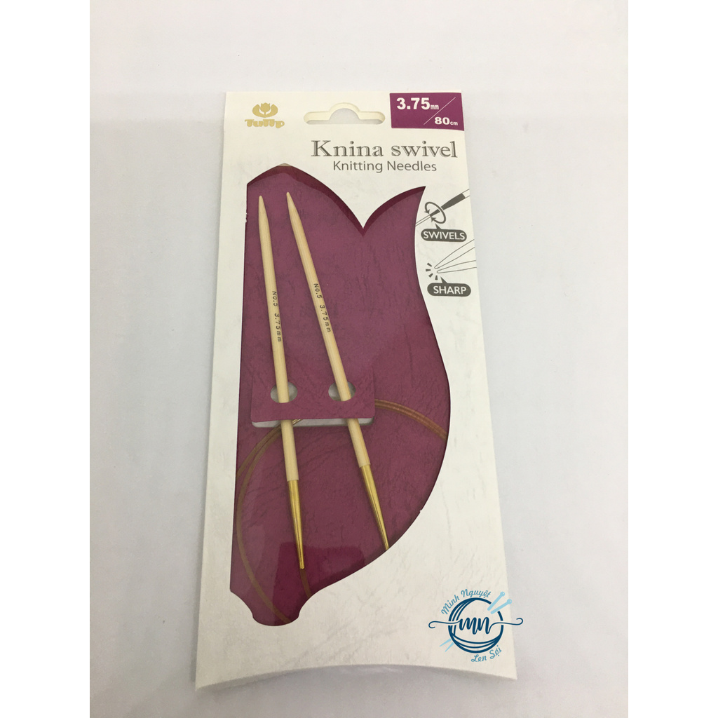 Kim đan vòng Tulip Knina Swivel Knitting Needles