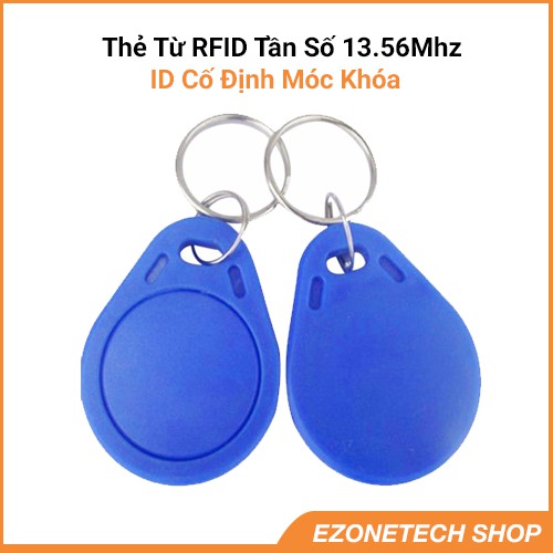 Thẻ Từ RFID Tần Số 13,56Mhz Dạng Móc Khóa