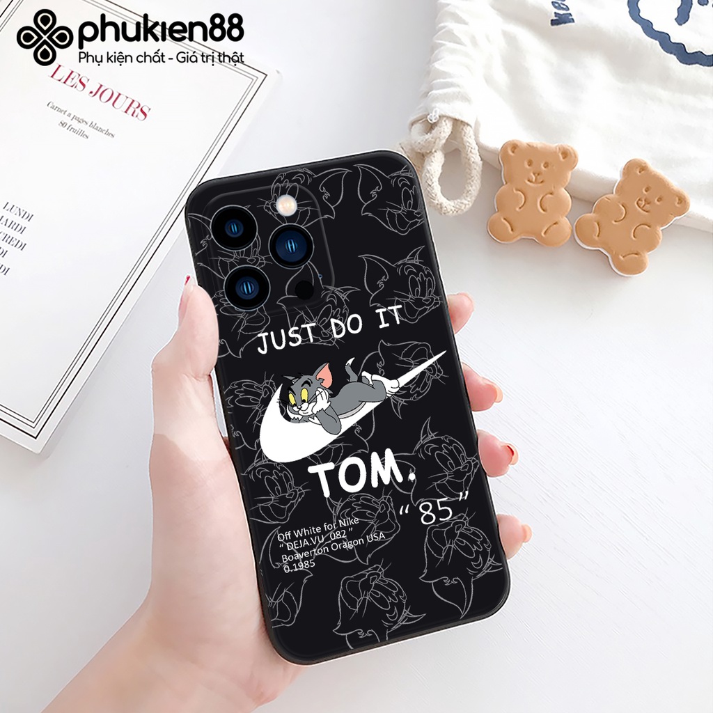 Ốp lưng ip Nai Tom và jery cạnh vuông 6/6plus/6s/6splus/7/7plus/8/8plus/x/xr/xs/11/12/13/pro/max/plus/promax