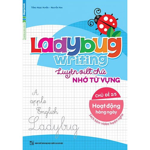 Sách - Ladybug writing Luyện viết chữ nhớ từ vựng tiếng Anh tập 2