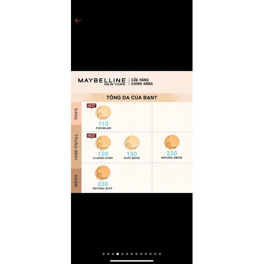 Phấn nền Maybeline Fit Me Poreless Powder