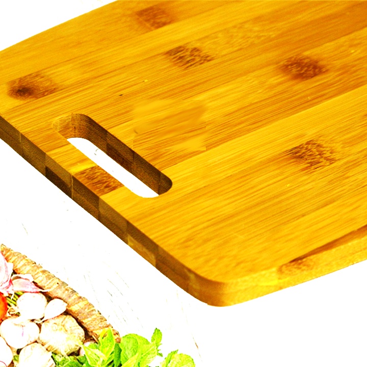 [BAMBOO] Thớt tre kháng khuẩn - thớt gỗ tre cao cấp - 40x25x1.5cm - Cỡ lớn [CB02L]