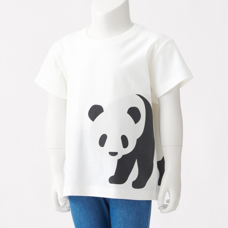 Muji Áo Thun In Họa Tiết Vải Jersey Cotton Ấn Độ-Em Bé