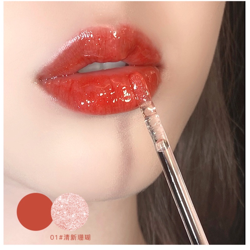 [Hàng mới về] Son bóng dưỡng ẩm lâu trôi màu sắc lấp lánh quyến rũ