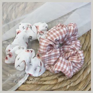 Dây buộc tóc nữ Dây buộc tóc họa tiết Scrunchie