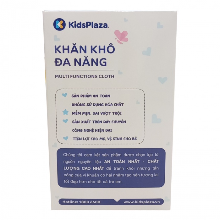 Khăn vải khô đa năng Kids Plaza 180pcs KP028