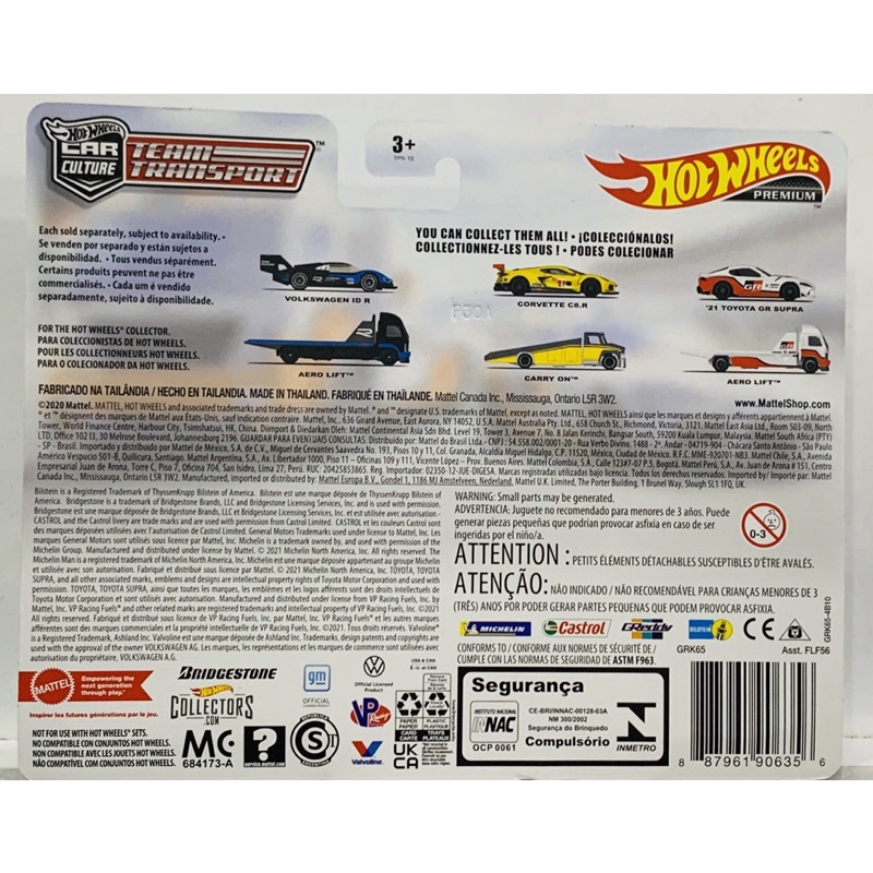 Hobby Store xe mô hình Hot Wheels Team Transport Volkswagen ID R Aero Lift