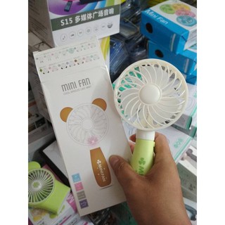 Quạt cầm tay mini hình tai gấu