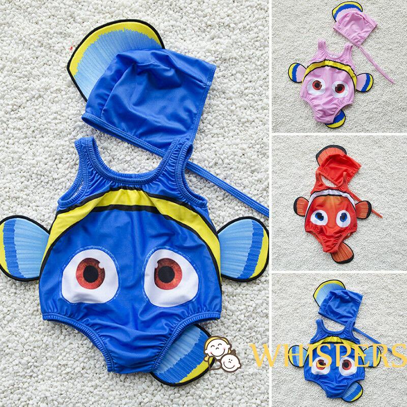 Whisper - Đồ bơi một mảnh in họa tiết dễ thương cho bé gái