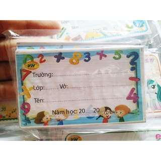 Tập nhãn vở - túi 10 cái