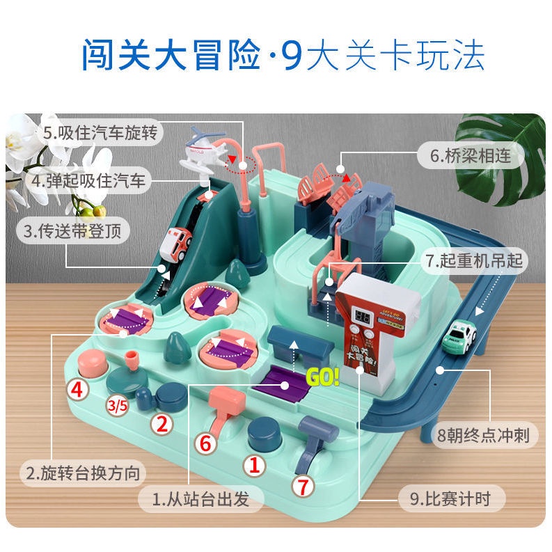 Bộ Đồ Chơi Xe Hơi Cảnh Sát Vui Nhộn Dành Cho Bé 1-6 Tuổi