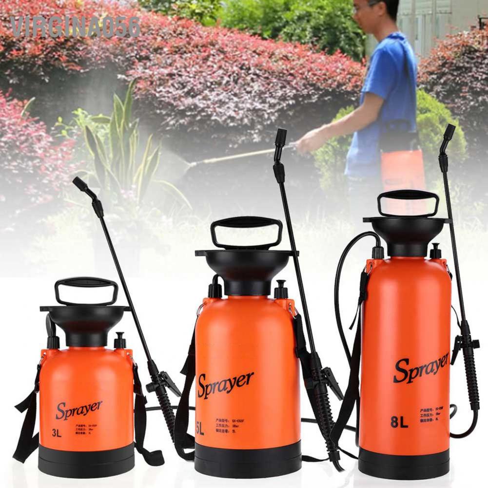 Có thể bán buôn Máy phun vườn Loại áp suất không khí có dây đeo vai để sử dụng trong nông nghiệp làm vườn 3L/5L/8L Hàng giao ngayVirgina056