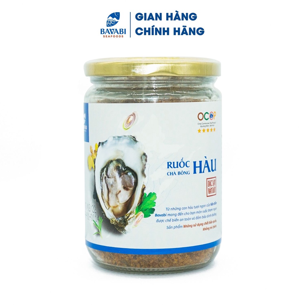 Hộp 100gr Ruốc Hàu BAVABI, Đặc Sản Vân Đồn Quảng Ninh Không Chất Bảo Quản, Thơm Ngon Giàu Dinh Dưỡng