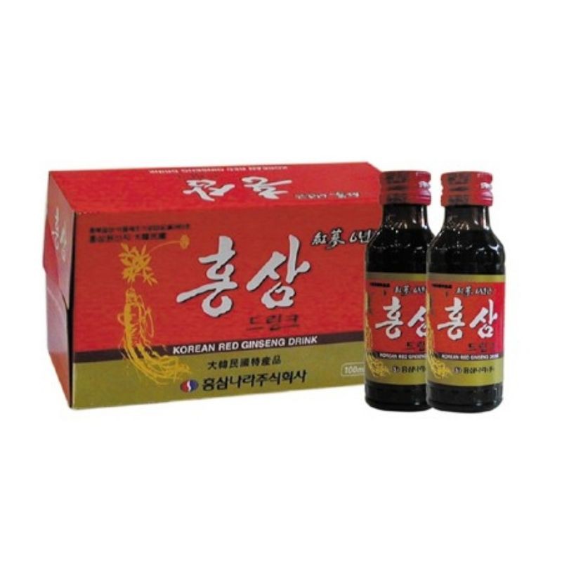 NƯỚC HỒNG SÂM HÀN QUỐC 10 chai × 100ML