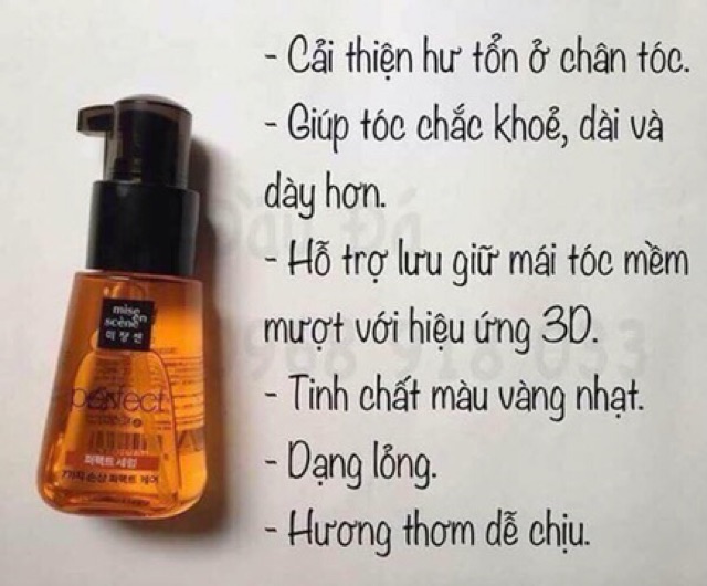 Thành phần Tinh Chất Dưỡng Tóc - Mise En Scene Perfect Serum Rose Edition