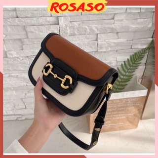 Túi xách nữ đeo chéo kẹp nách size 18cm Hà Hồ ROSASO TX83