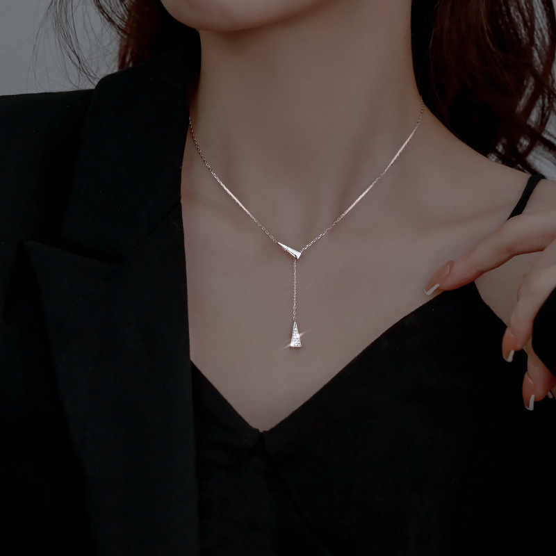 Chất lượng cao Vòng cổ đơn giản có thể điều chỉnh Tua vòng cổ Vòng cổ hình học Hàn Quốc Trang sức thời trang