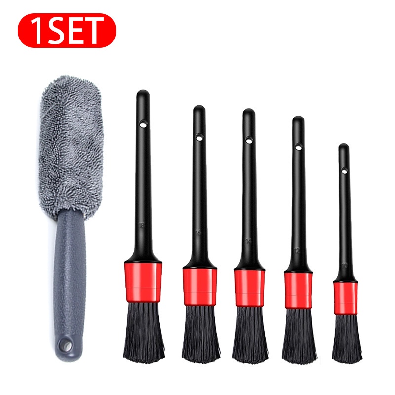 Set 6/ 12 dụng cụ vệ sinh xe hơi SEAMETAL đa năng tiện lợi